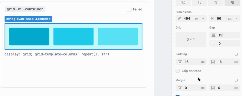 Adjusting grid gap vertical affects horizontal