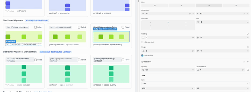No justify space between, around, or evenly