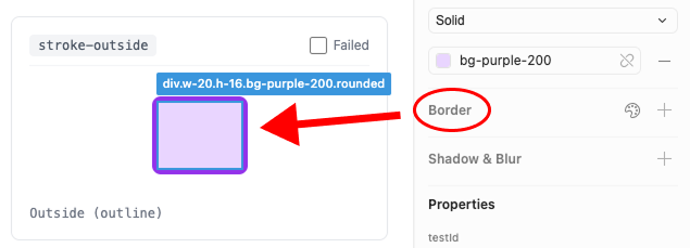Stroke outside just doesn't detect